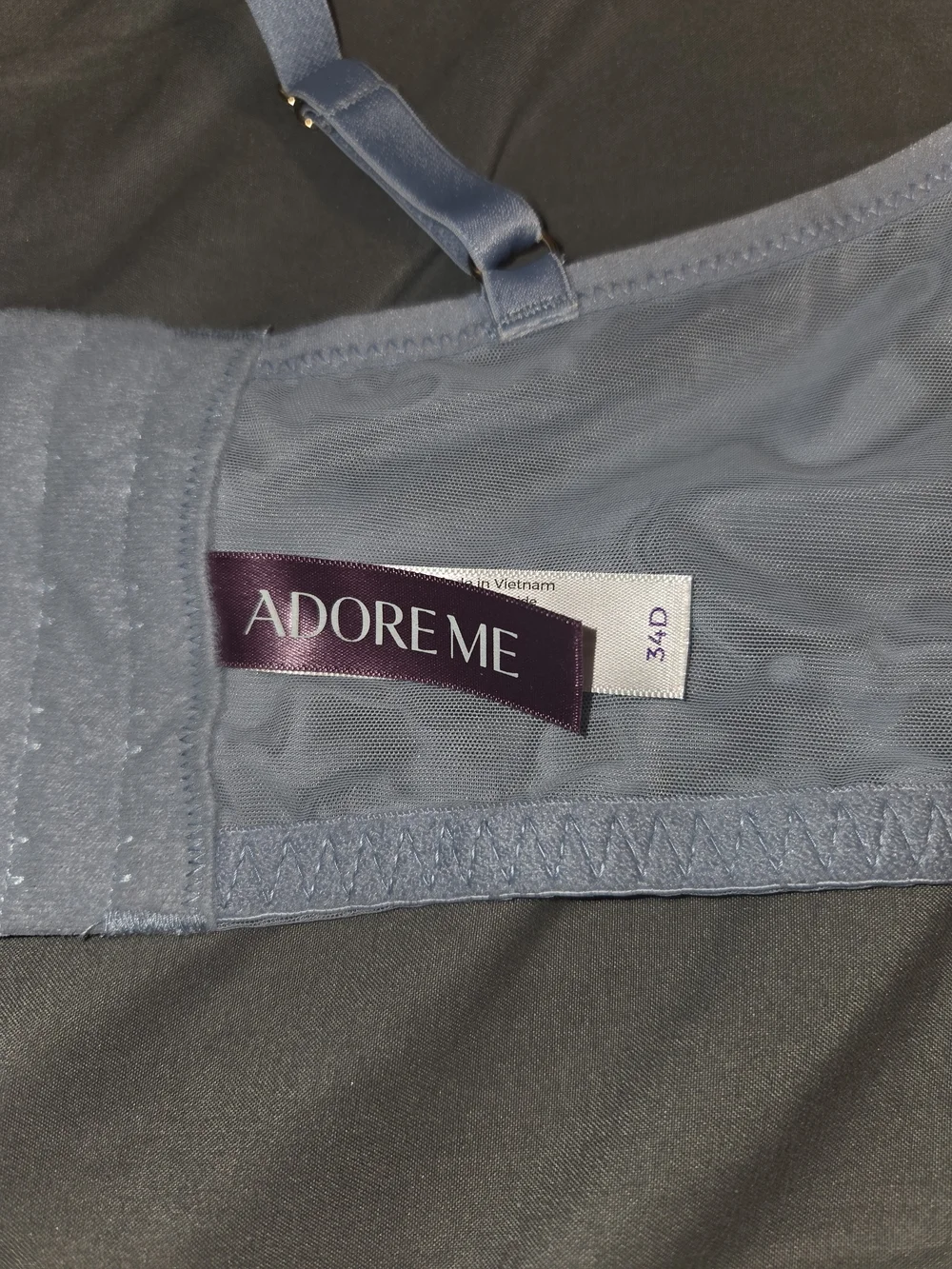 NWOT Adore Me Light Blue Lace Balconette Bra